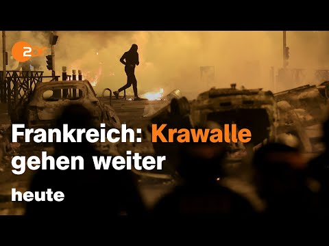 heute 19:00 Uhr 30.06.23: Krawalle in Frankreich, Heizungsgesetz, Hitzewelle USA - Mexiko (english)